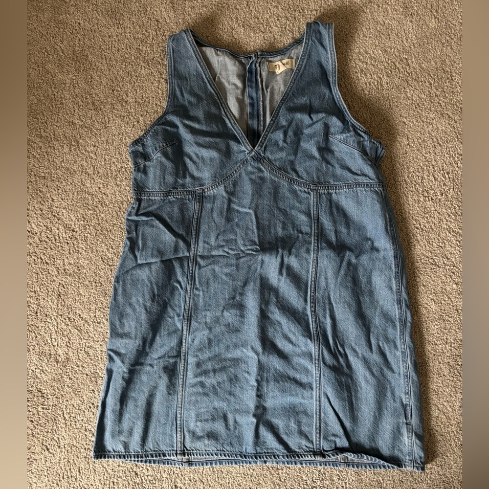 Madewell XXL denim mini dress